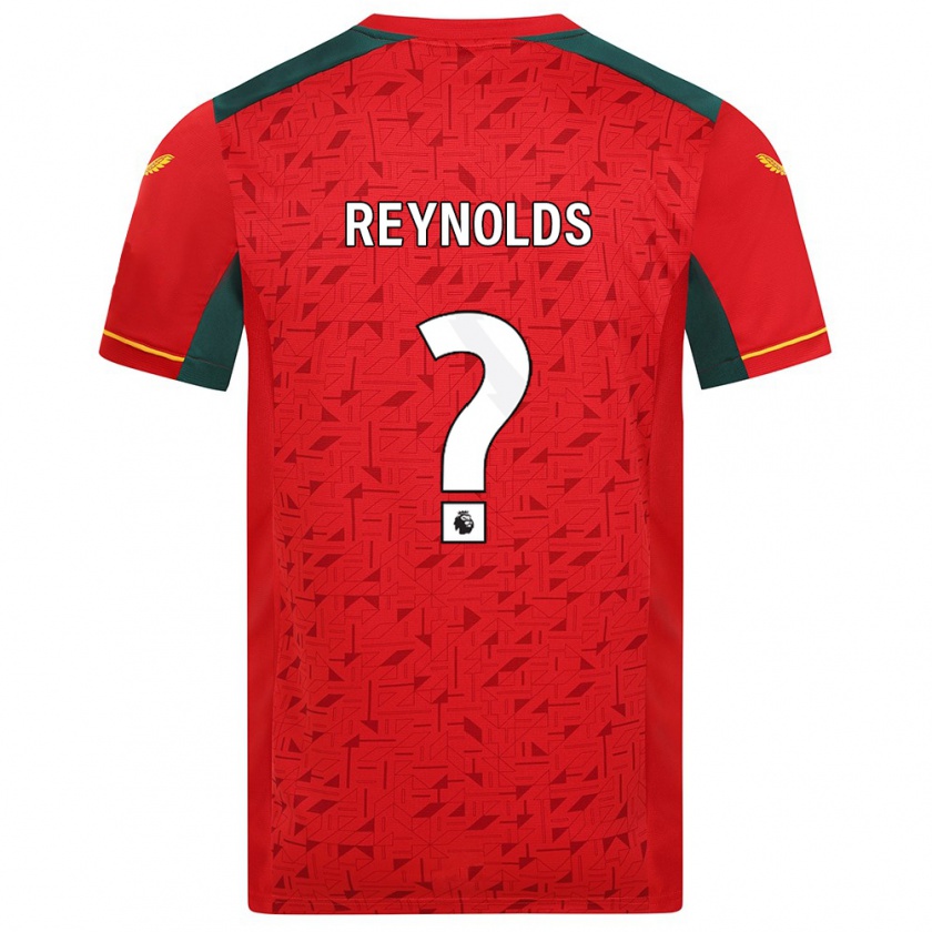 Kandiny Kinder Fabian Reynolds #0 Rot Auswärtstrikot Trikot 2023/24 T-Shirt