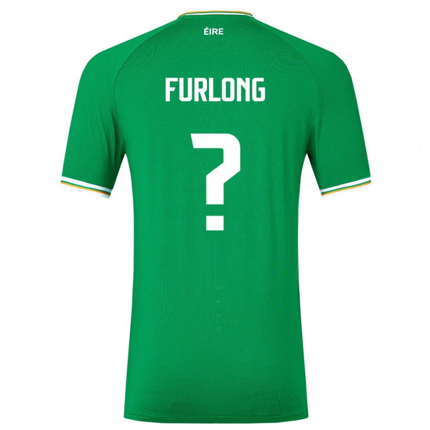 Kandiny Kinder Irische James Furlong #0 Grün Heimtrikot Trikot 24-26 T-Shirt