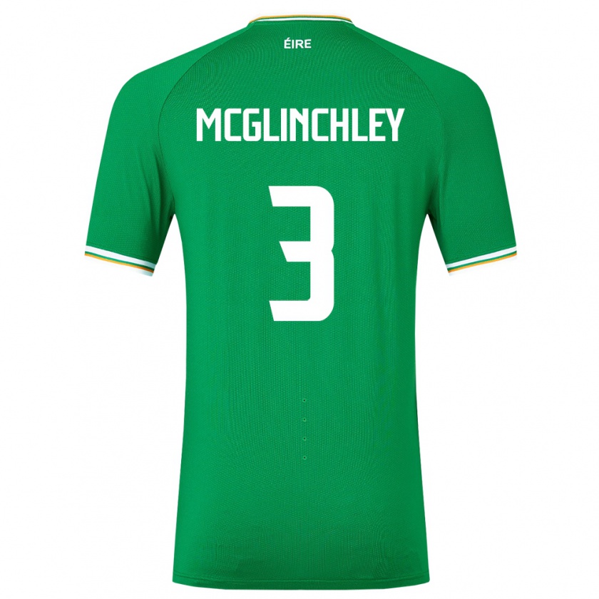 Kandiny Kinder Irische Harry Mcglinchley #3 Grün Heimtrikot Trikot 24-26 T-Shirt