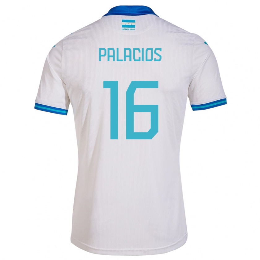 Kandiny Kinder Honduras Danilo Palacios #16 Weiß Heimtrikot Trikot 24-26 T-Shirt