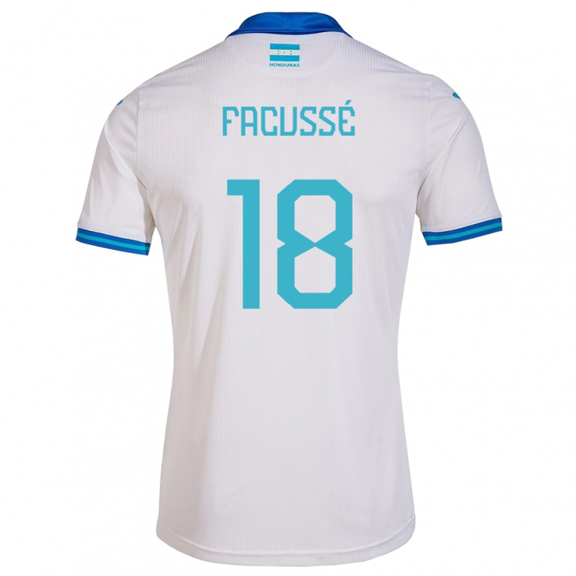 Kandiny Kinder Honduras Enrique Facussé #18 Weiß Heimtrikot Trikot 24-26 T-Shirt