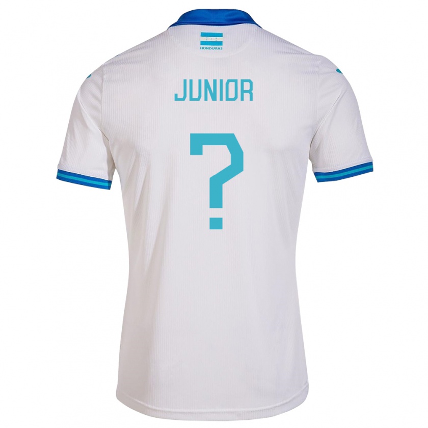 Kandiny Kinder Honduras Junior Mejía #0 Weiß Heimtrikot Trikot 24-26 T-Shirt