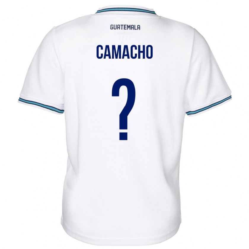 Kandiny Kinder Guatemala Samuel Camacho #0 Weiß Heimtrikot Trikot 24-26 T-Shirt