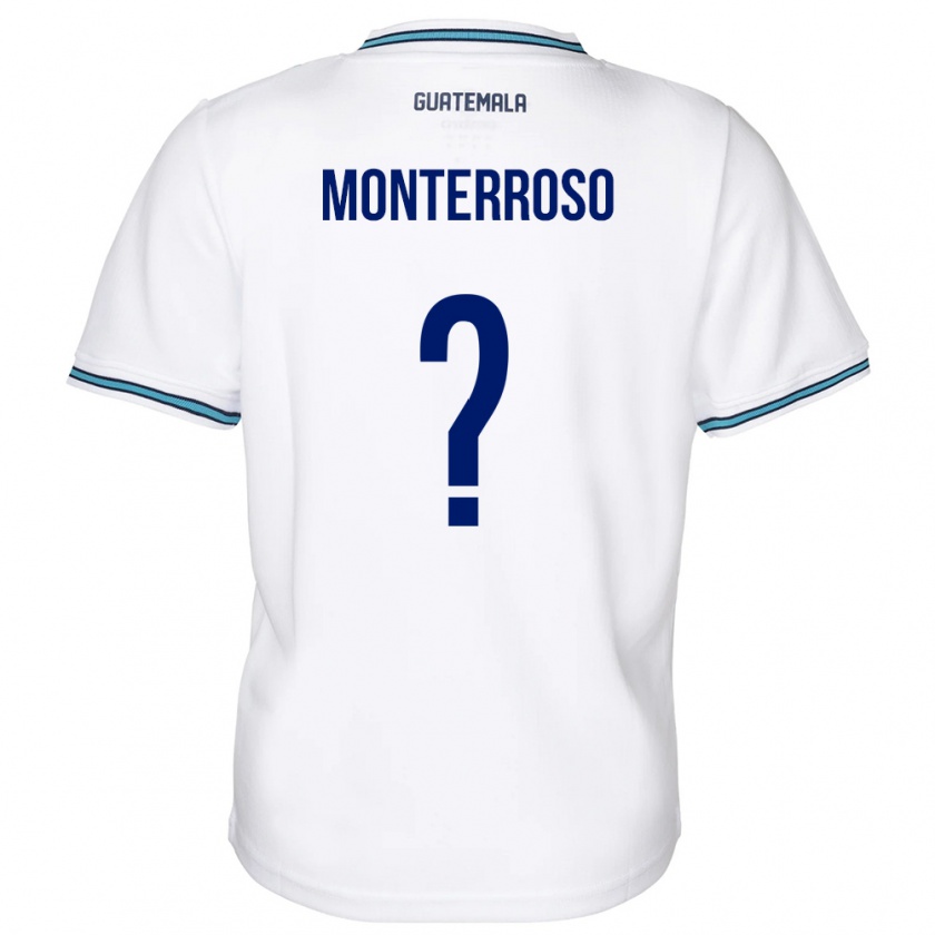 Kandiny Kinder Guatemala María Monterroso #0 Weiß Heimtrikot Trikot 24-26 T-Shirt