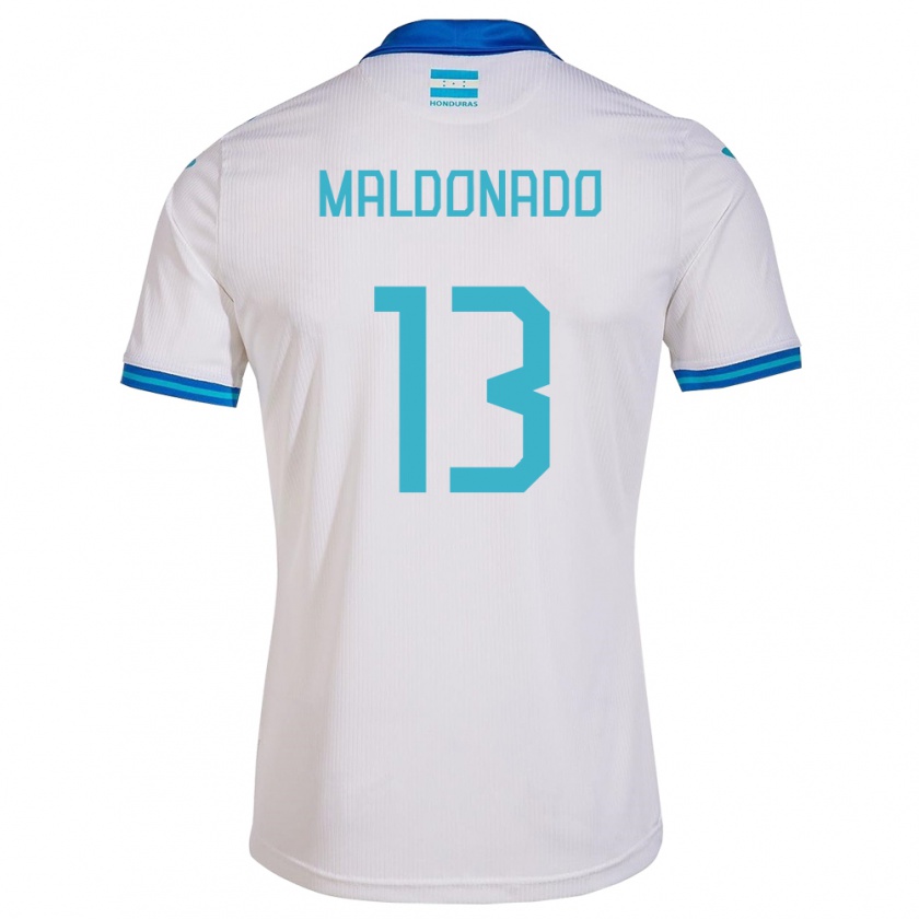 Kandiny Herren Honduras Edwin Maldonado #13 Weiß Heimtrikot Trikot 24-26 T-Shirt