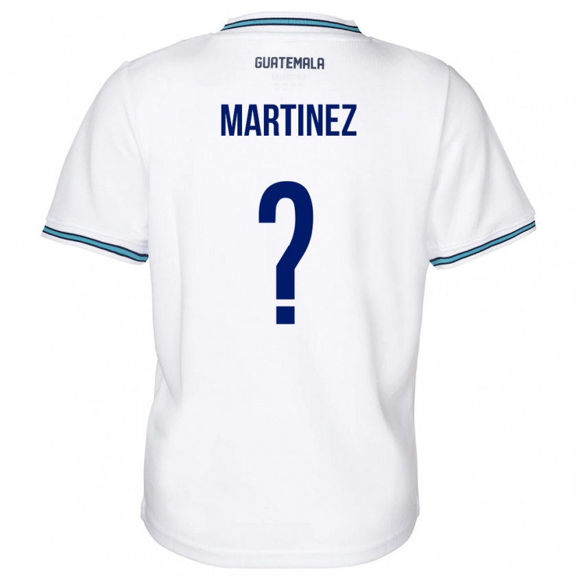 Kandiny Herren Guatemala José Carlos Martinez #0 Weiß Heimtrikot Trikot 24-26 T-Shirt