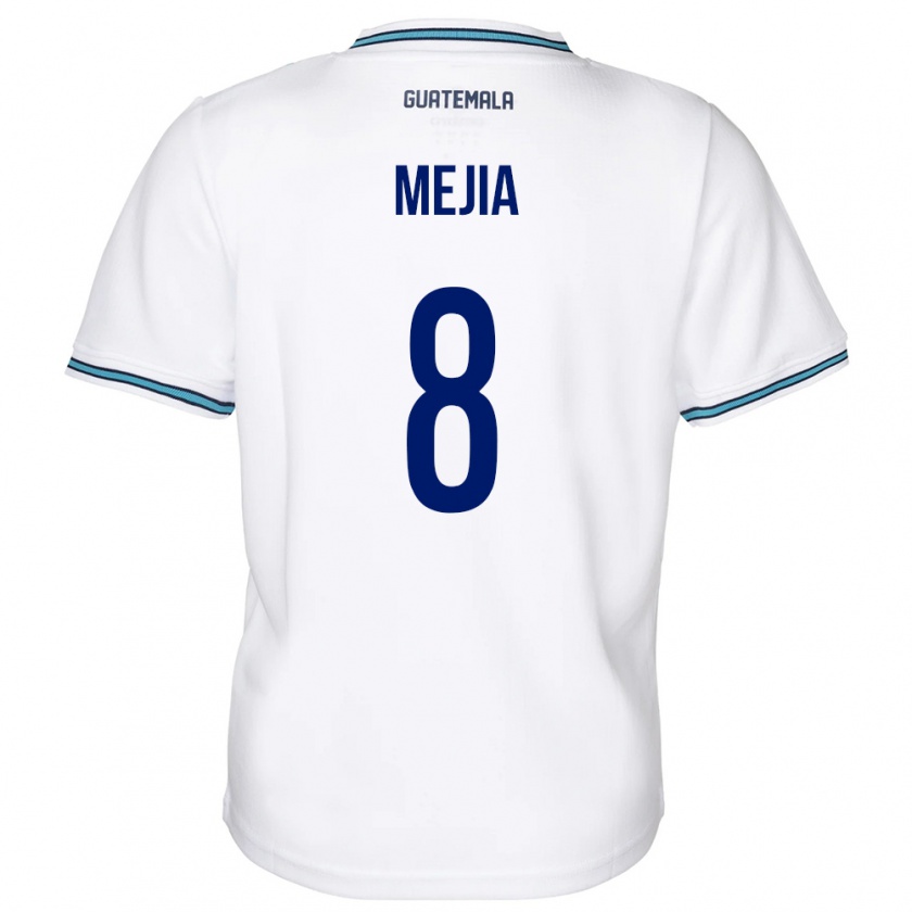 Kandiny Herren Guatemala Robert Mejia #8 Weiß Heimtrikot Trikot 24-26 T-Shirt