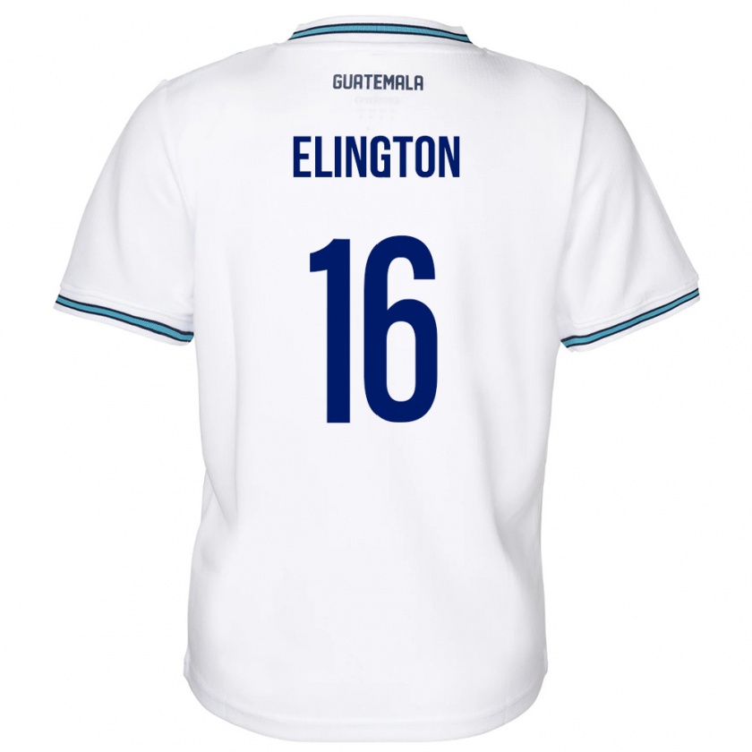 Kandiny Damen Guatemala Elvi Elington #16 Weiß Heimtrikot Trikot 24-26 T-Shirt