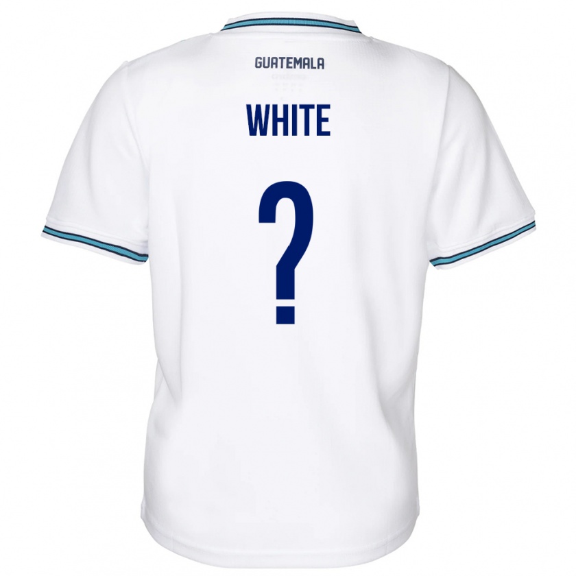 Kandiny Damen Guatemala Megan White #0 Weiß Heimtrikot Trikot 24-26 T-Shirt