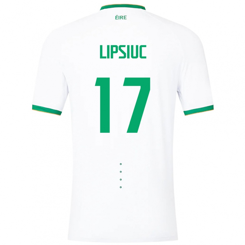 Kandiny Damen Irische Darius Lipsiuc #17 Weiß Auswärtstrikot Trikot 24-26 T-Shirt