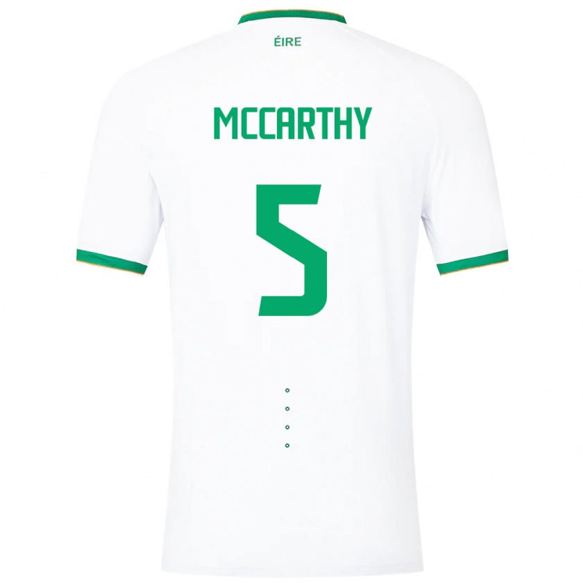 Kandiny Damen Irische Taylor Mccarthy #5 Weiß Auswärtstrikot Trikot 24-26 T-Shirt
