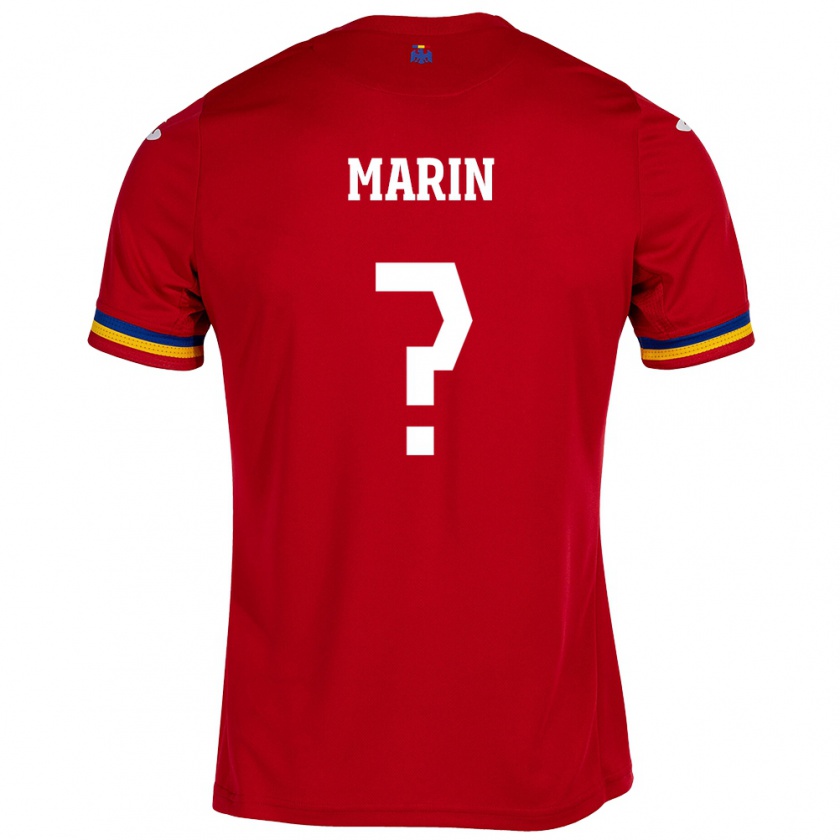 Kandiny Damen Rumänische Matei Marin #0 Rot Auswärtstrikot Trikot 24-26 T-Shirt