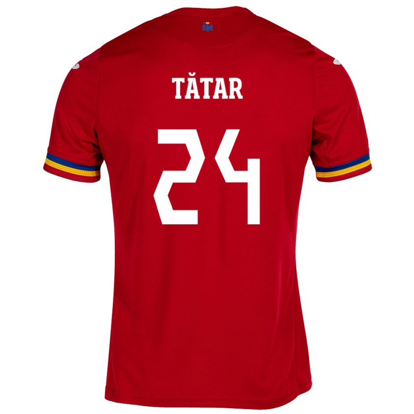 Kandiny Damen Rumänische Mădălina Tătar #24 Rot Auswärtstrikot Trikot 24-26 T-Shirt