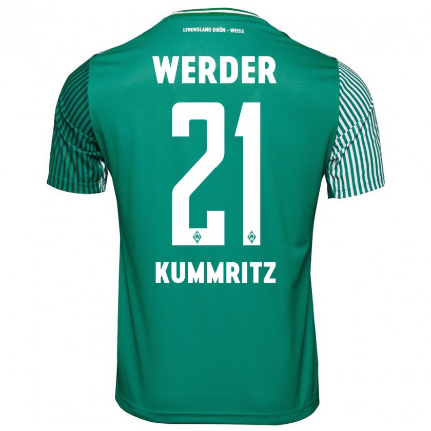 Kandiny Kinder Liam Kümmritz #21 Grün Heimtrikot Trikot 2023/24 T-Shirt