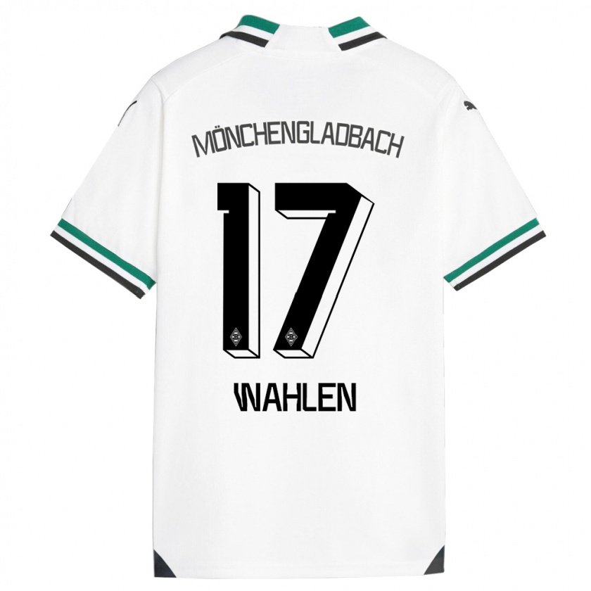 Kandiny Kinder Vanessa Wahlen #17 Weiß Grün Heimtrikot Trikot 2023/24 T-Shirt