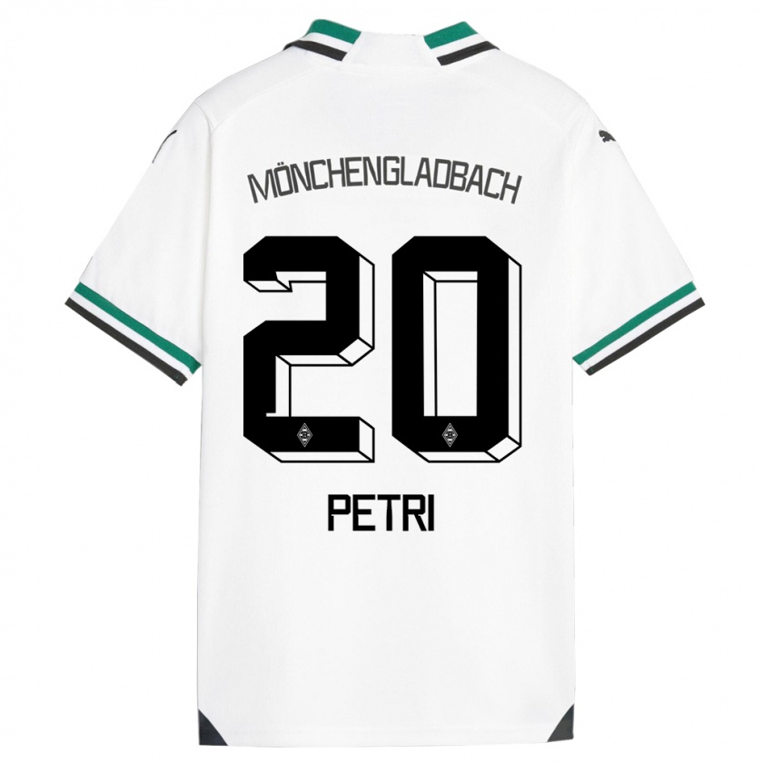 Kandiny Kinder Paula Petri #20 Weiß Grün Heimtrikot Trikot 2023/24 T-Shirt