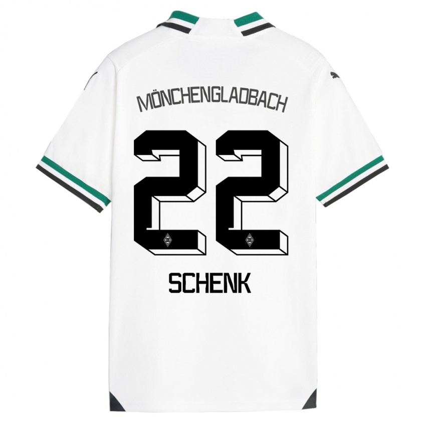 Kandiny Kinder Isabel Schenk #22 Weiß Grün Heimtrikot Trikot 2023/24 T-Shirt