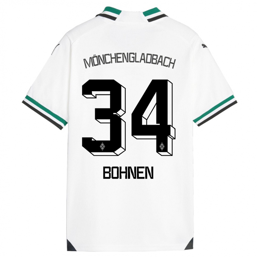 Kandiny Kinder Bohnen #34 Weiß Grün Heimtrikot Trikot 2023/24 T-Shirt