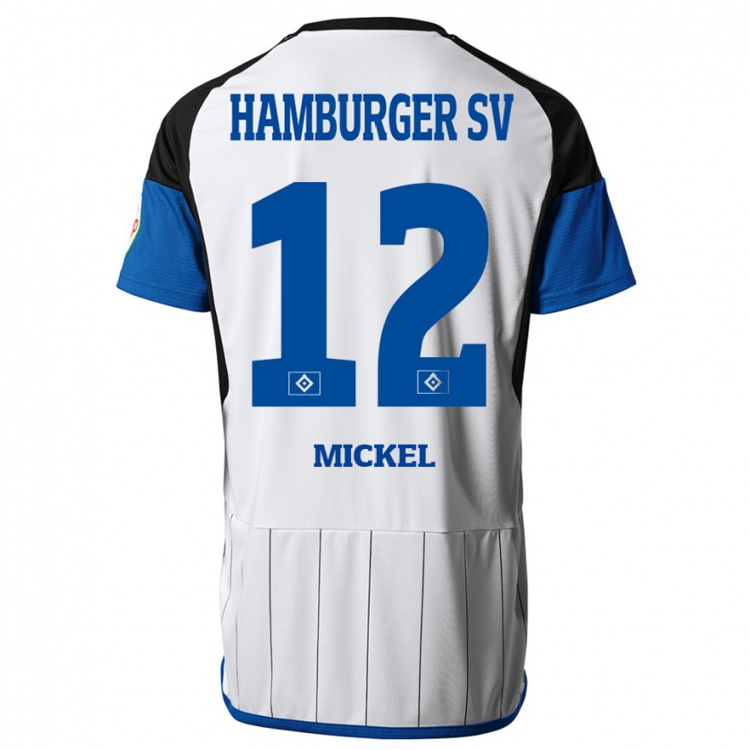 Kandiny Kinder Tom Mickel #12 Weiß Heimtrikot Trikot 2023/24 T-Shirt