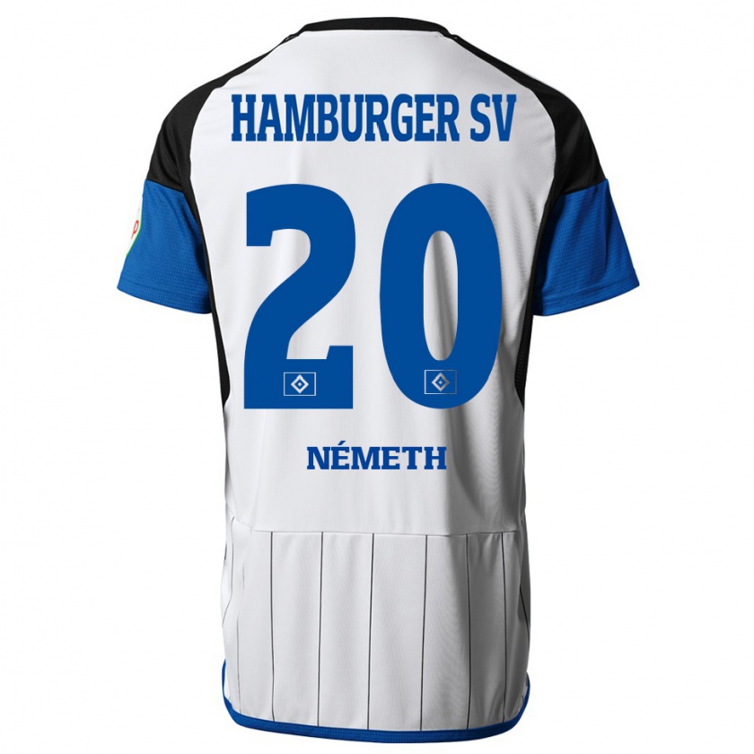 Kandiny Kinder András Németh #20 Weiß Heimtrikot Trikot 2023/24 T-Shirt