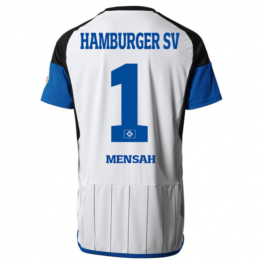 Kandiny Kinder Steven Mensah #1 Weiß Heimtrikot Trikot 2023/24 T-Shirt