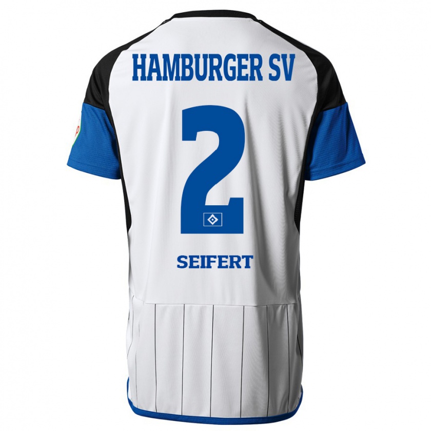 Kandiny Kinder Luis Seifert #2 Weiß Heimtrikot Trikot 2023/24 T-Shirt