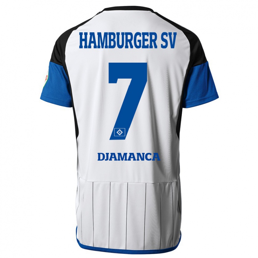 Kandiny Kinder Ismaila Djamanca #7 Weiß Heimtrikot Trikot 2023/24 T-Shirt