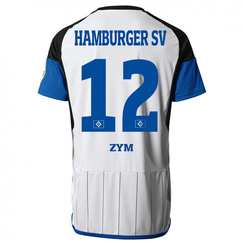 Kandiny Kinder Marcel Zym #12 Weiß Heimtrikot Trikot 2023/24 T-Shirt