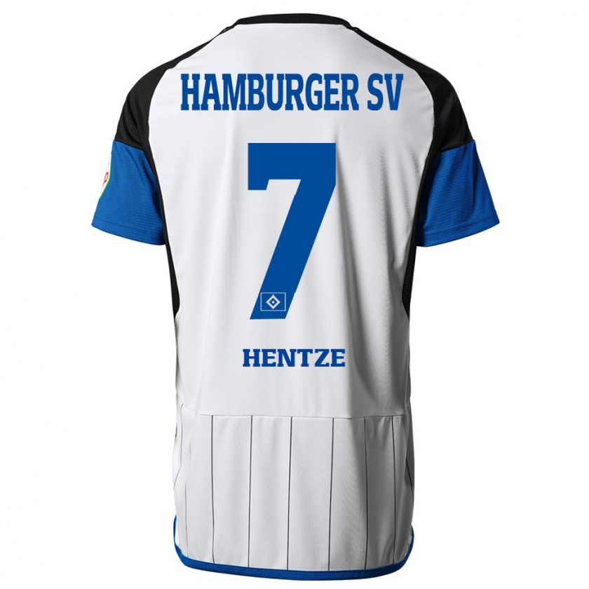 Kandiny Kinder Tanita-Tammy Hentze #7 Weiß Heimtrikot Trikot 2023/24 T-Shirt