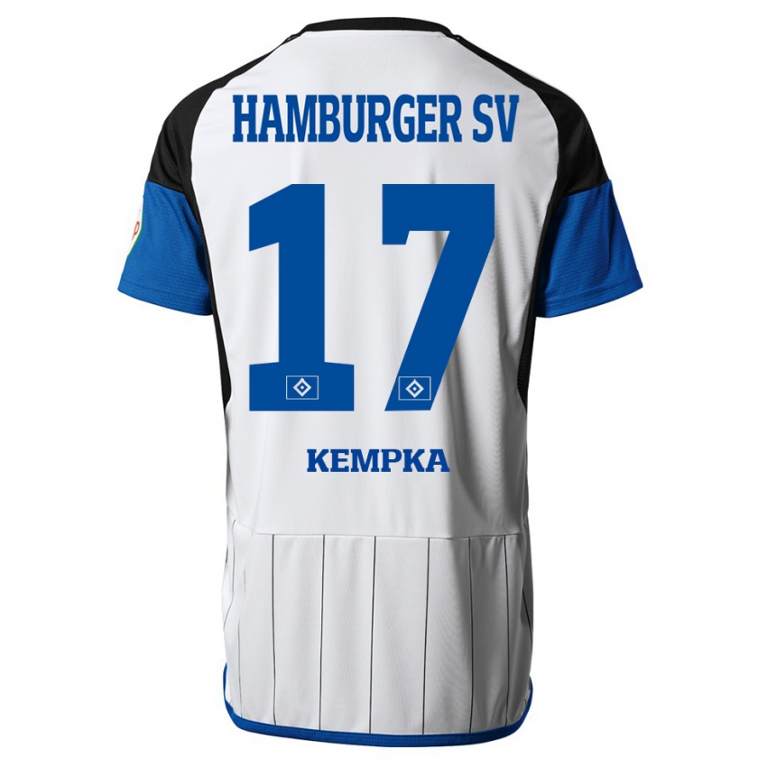 Kandiny Kinder Sylvana Kempka #17 Weiß Heimtrikot Trikot 2023/24 T-Shirt