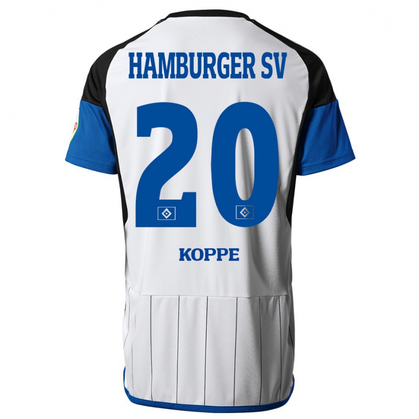 Kandiny Kinder Katharina Köppe #20 Weiß Heimtrikot Trikot 2023/24 T-Shirt