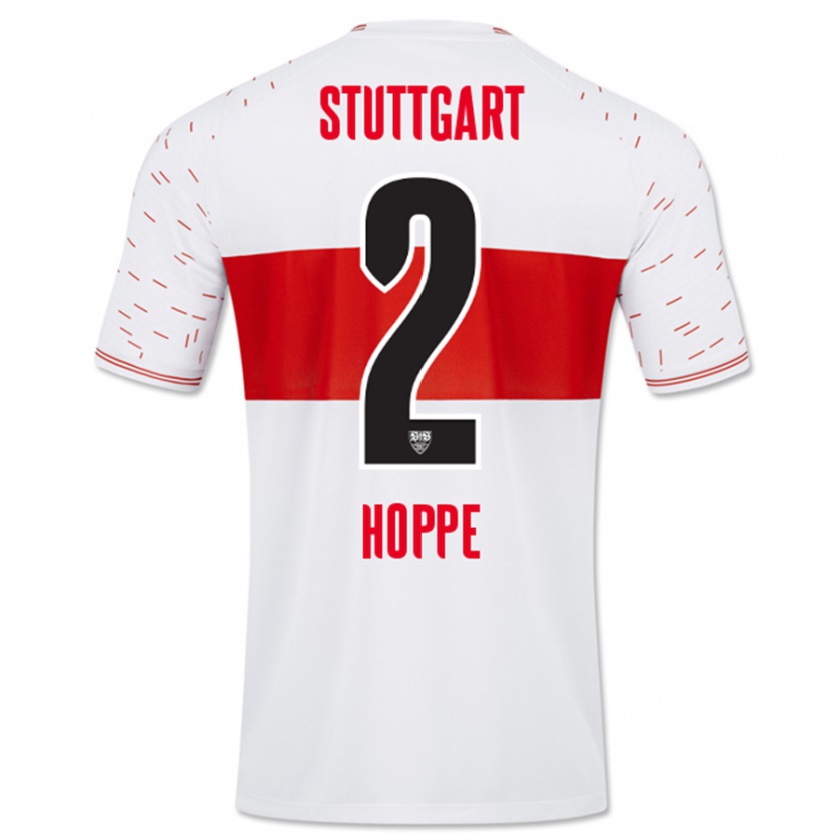 Kandiny Kinder Mattis Hoppe #2 Weiß Heimtrikot Trikot 2023/24 T-Shirt