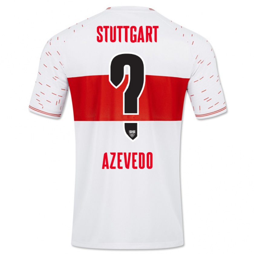 Kandiny Kinder Alexandre Azevedo #0 Weiß Heimtrikot Trikot 2023/24 T-Shirt