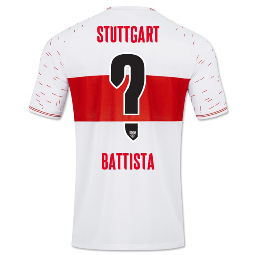 Kandiny Kinder Luca Battista #0 Weiß Heimtrikot Trikot 2023/24 T-Shirt