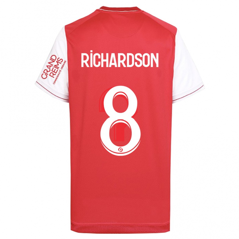 Kandiny Kinder Amir Richardson #8 Rot Heimtrikot Trikot 2023/24 T-Shirt