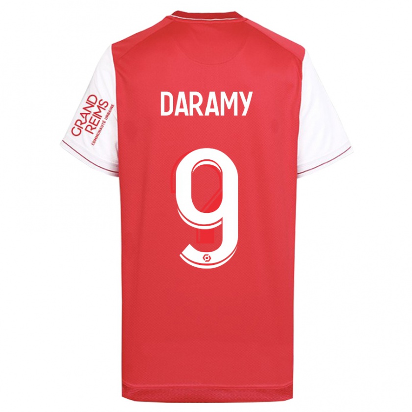 Kandiny Kinder Mohamed Daramy #9 Rot Heimtrikot Trikot 2023/24 T-Shirt