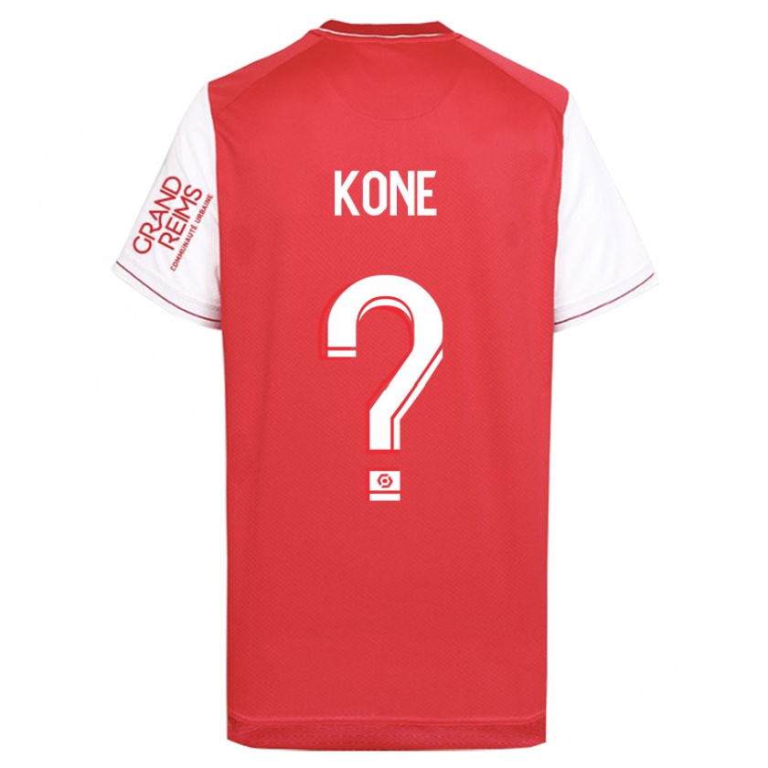 Kandiny Kinder Abdoul Koné #0 Rot Heimtrikot Trikot 2023/24 T-Shirt