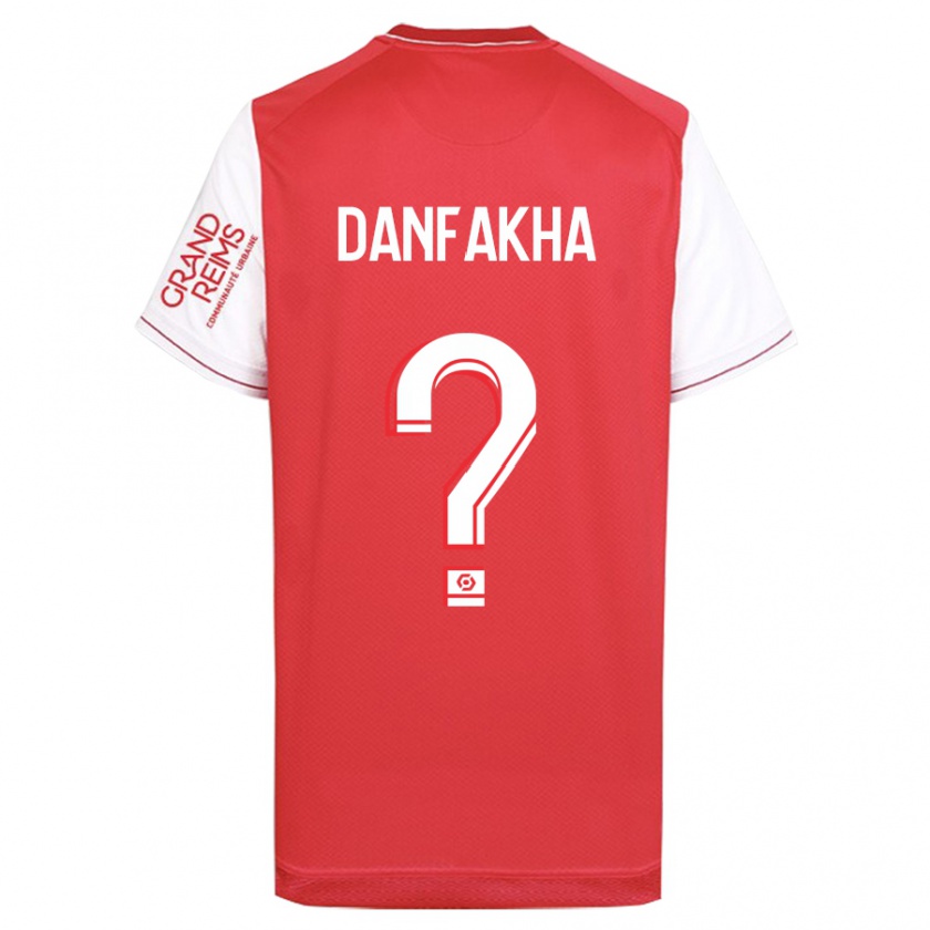 Kandiny Kinder Dialla Danfakha #0 Rot Heimtrikot Trikot 2023/24 T-Shirt