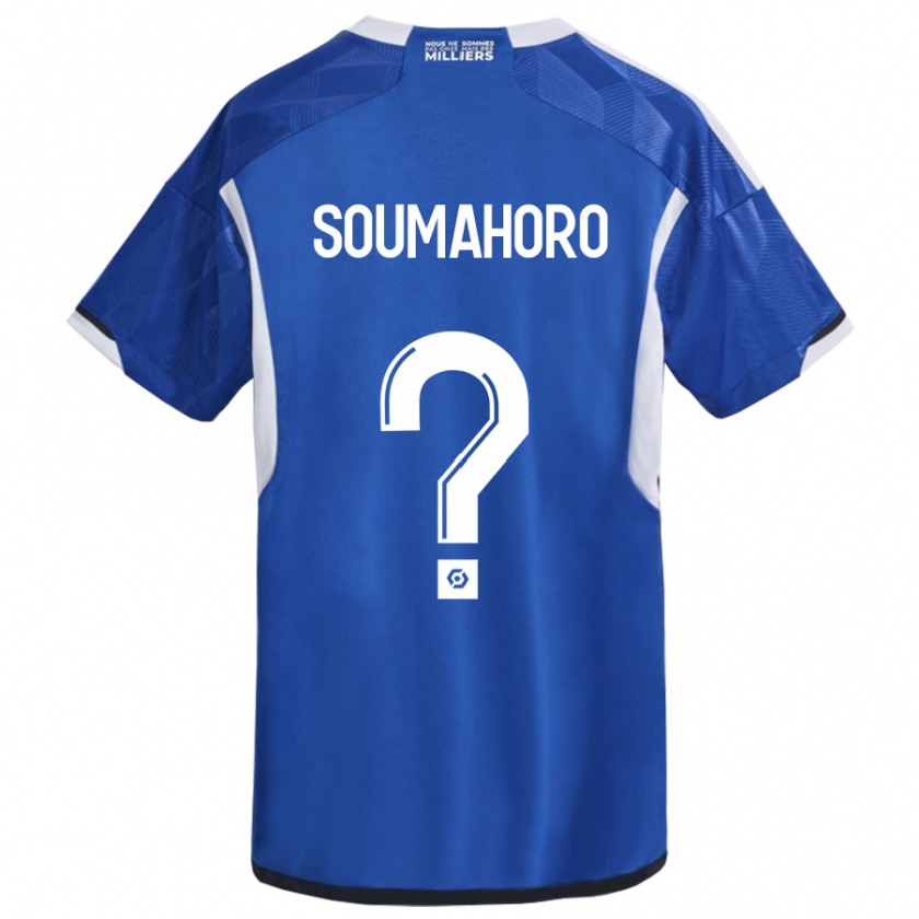 Kandiny Kinder Mohamed Soumahoro #0 Blau Heimtrikot Trikot 2023/24 T-Shirt