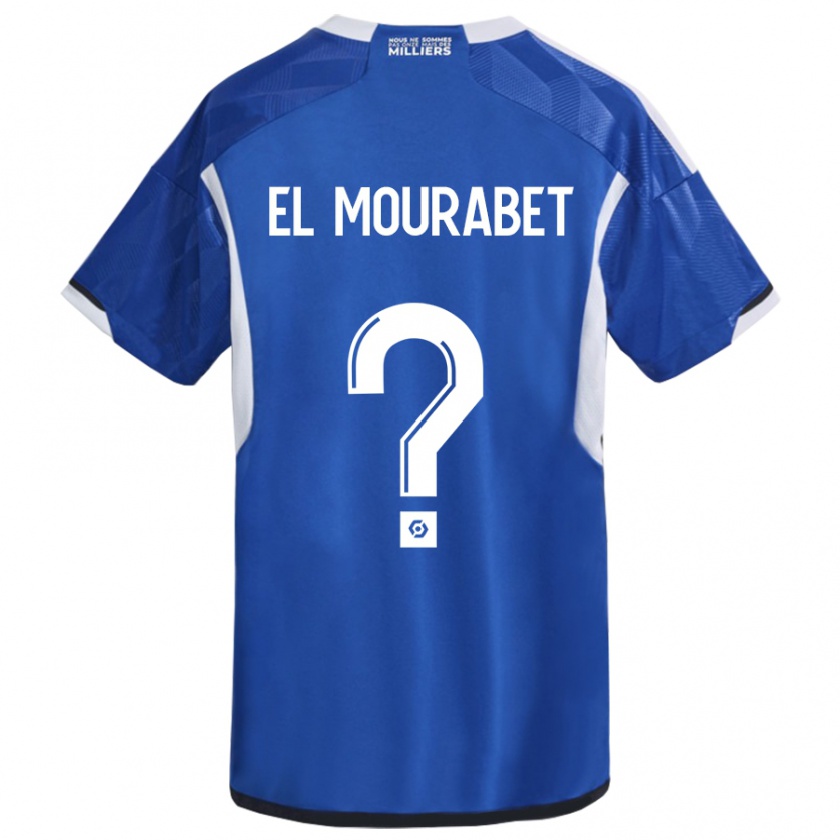 Kandiny Kinder Samir El Mourabet #0 Blau Heimtrikot Trikot 2023/24 T-Shirt