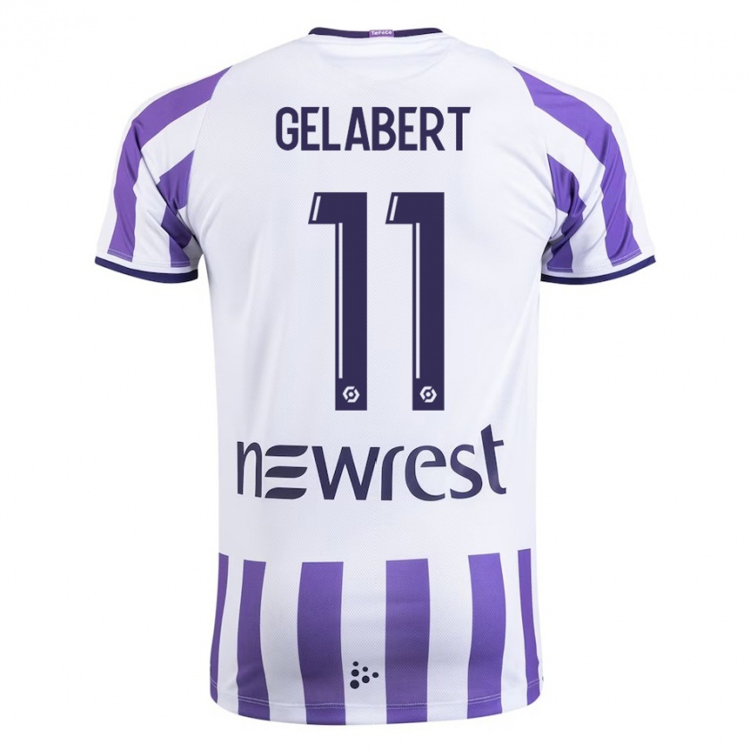 Kandiny Kinder César Gelabert #11 Weiß Heimtrikot Trikot 2023/24 T-Shirt