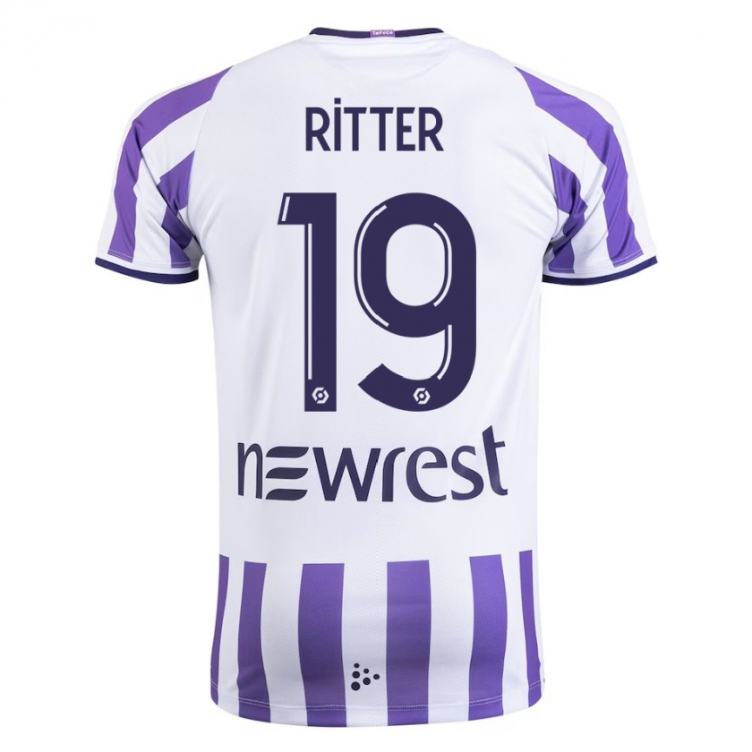 Kandiny Kinder Morgane Ritter #19 Weiß Heimtrikot Trikot 2023/24 T-Shirt