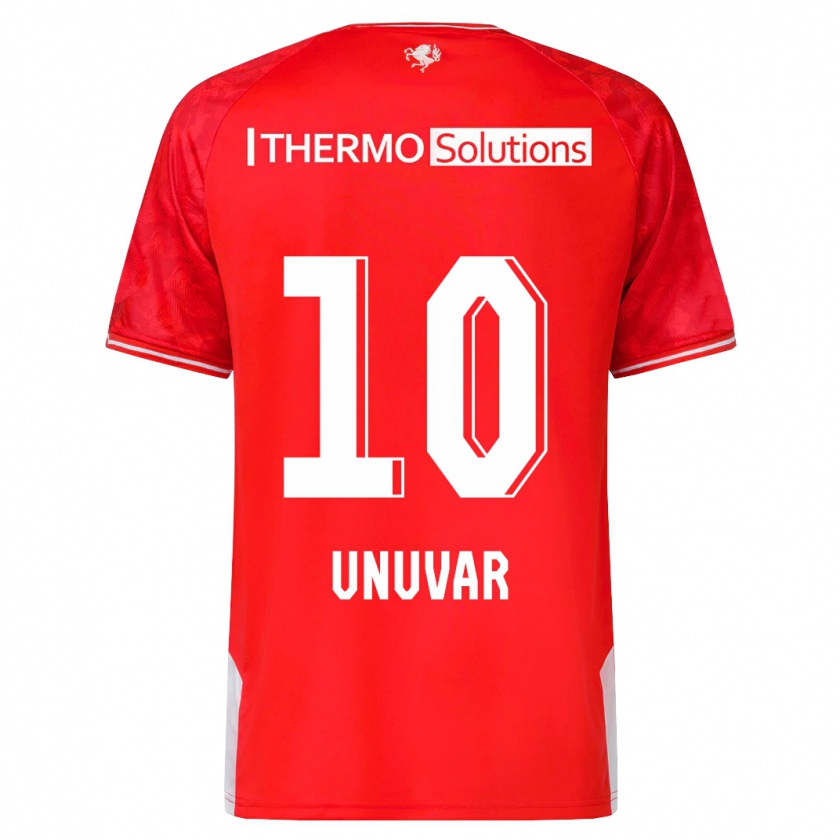 Kandiny Kinder Naci Ünüvar #10 Rot Heimtrikot Trikot 2023/24 T-Shirt