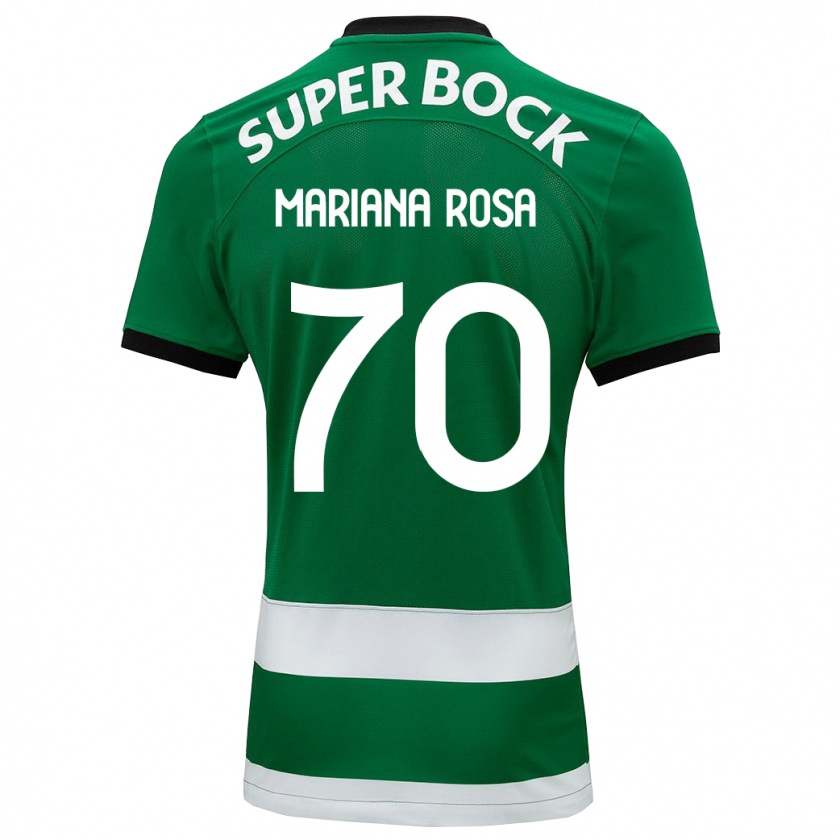 Kandiny Kinder Mariana Silva Pinto Vilaça Da Rosa #70 Grün Heimtrikot Trikot 2023/24 T-Shirt