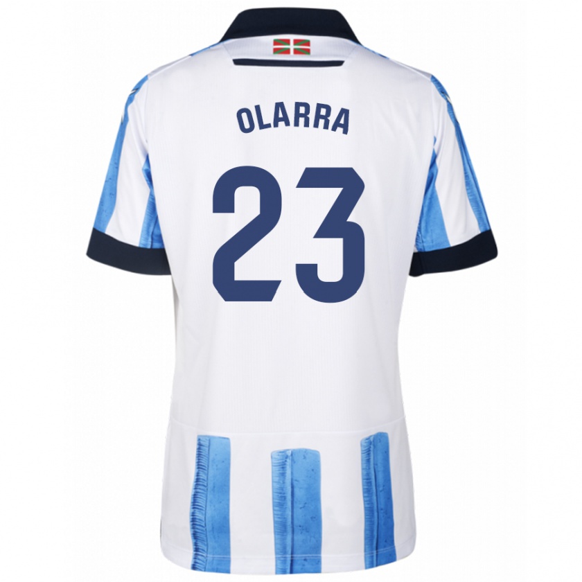 Kandiny Kinder Aimar Olarra #23 Blau Weiss Heimtrikot Trikot 2023/24 T-Shirt