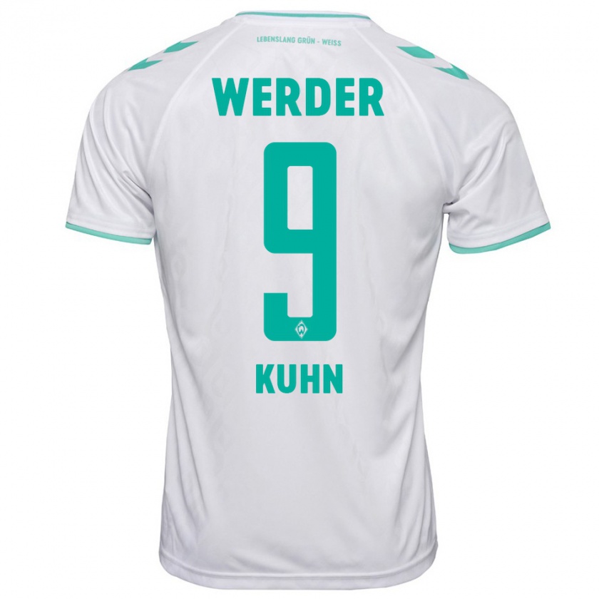 Kandiny Kinder Philipp Kühn #9 Weiß Auswärtstrikot Trikot 2023/24 T-Shirt