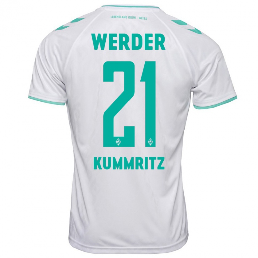 Kandiny Kinder Liam Kümmritz #21 Weiß Auswärtstrikot Trikot 2023/24 T-Shirt