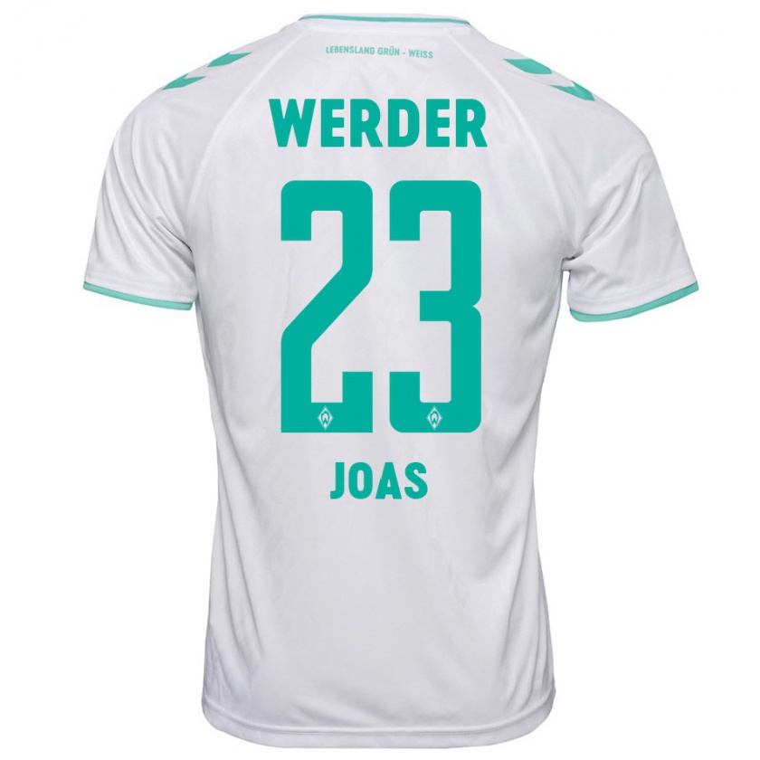 Kandiny Kinder Julius Joas #23 Weiß Auswärtstrikot Trikot 2023/24 T-Shirt