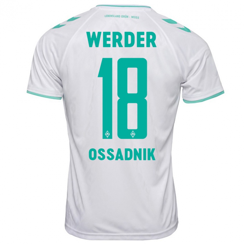 Kandiny Kinder Jannes Ossadnik #18 Weiß Auswärtstrikot Trikot 2023/24 T-Shirt