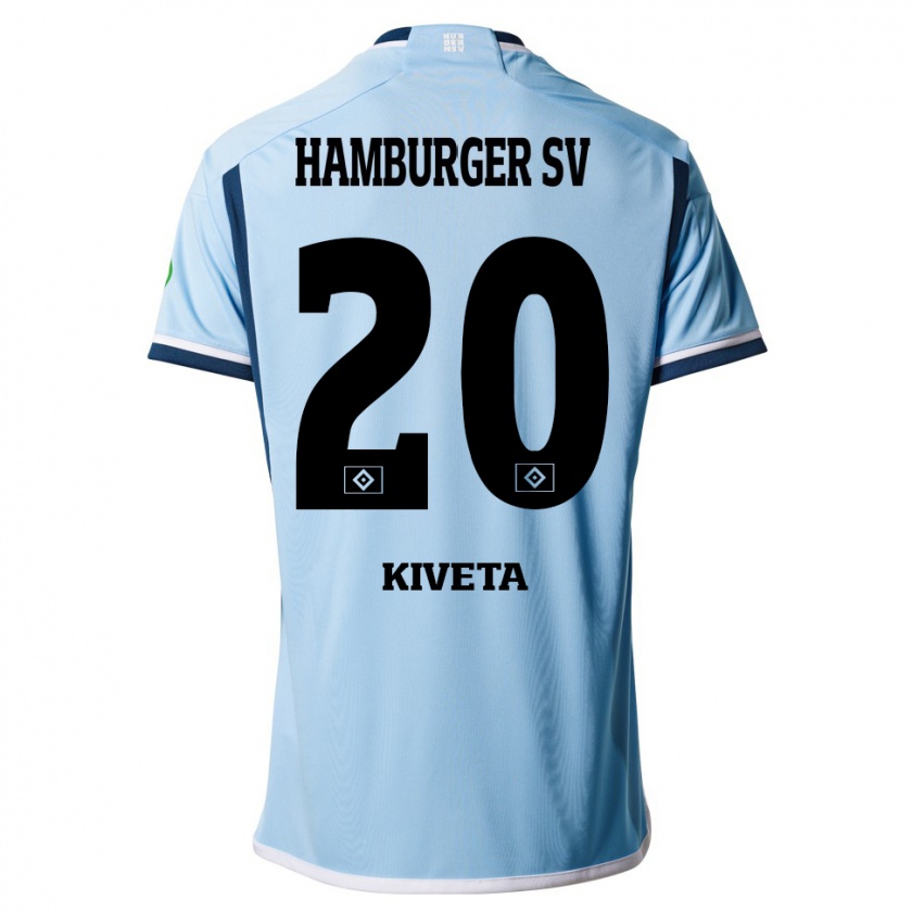 Kandiny Kinder Glory Kiveta #20 Blau Auswärtstrikot Trikot 2023/24 T-Shirt